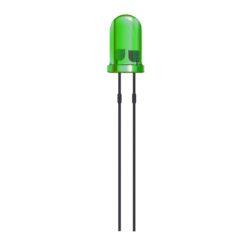 DIODO LED 5MM/3V VERDE FIJO DLED-503