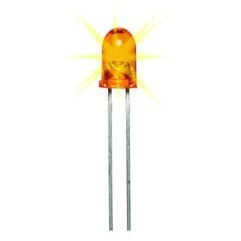 DIODO LED 5MM/3V NARANJA FIJO DLED-506