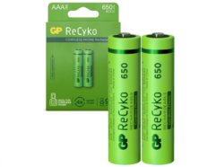 PILA RECARGABLE AAA 650MAH TEL BL/2 RECYKO GP65AAAHCBEP-LA