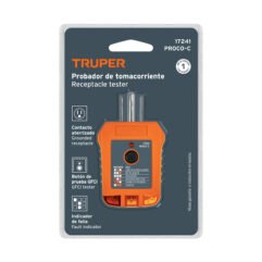 PROBADOR DE TOMA DE CORRIENTE 127V 60HZ TRUPER PROCO-C  17241