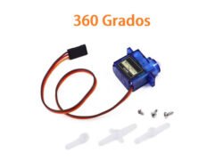 SERVOMOTOR MICRO 4-6VDC 9G SG90 C/INTERRUPTOR DE LIMITE 360| ROB-005A