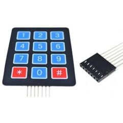 TECLADO MATRICIAL DE 3x4 SOLO NUMEROS ROB-027