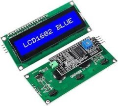 PANTALLA LCD 16X2 CON 12C LLC ITERFACE AZUL ROB-031