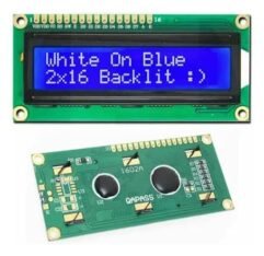 PANTTALLA DE 1602A 16X2 AZUL PARA ARDUINO ROB-032
