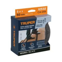 CINTA ANTIDESLIZANTE NEGRO 50MM ROLLO 12532 CIA-25N