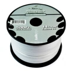 ROLLO DE CABLE ELECTRICO AUTOMOTRIZ BLANCO 152.4 MTS N°14 AUDIOPIPE AP-14-500WHT