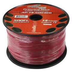 ROLLO DE CABLE ELECTRICO AUTOMOTRIZ NARANJA 152.4 MTS AUDIOPIPE N°14 AP-14-500