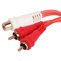 CABLE AUDIO "Y" 2 PLUG RCA X 1 JACK RCA CORTO BMS-G-YF-2M