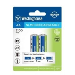 PILA RECARGABLE AAA 1.2V 1000MAH WESTINGHOUSE NHAAA1000ARBP2 EL01709