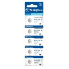 PILA CR1220 LITHIUM BLISTER X5 WESTINGHOUSE CR1220-BP5