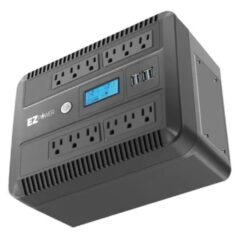 UPS EZ POWER INTERACTIVO 1000VA / 500W 12 SALIDAS 120V PANTALLA LCD EZP-HT1000