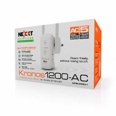 REPETIDOR INALAMBRICO DE DOBLE BANDA NEXXT KRONOS 1200-AC