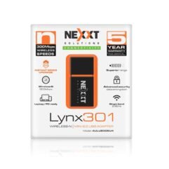 ADAPTADOR USB INALAMBRICO 300MBPS LYNX301 NEXXT AULUB305U4 NW230NXT87