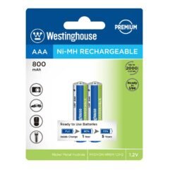 PILA RECARGABLE AAA 1.2V 80MAH WESTINGHOUSE NHAAA800ARBP2