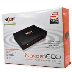 SWITCH FAST ETHERNET NEXXT 16 PUERTOS NW223NXT64 NAXOS1600