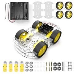 KIT CHASIS 4 RUEDAS Y 4 MOTORES ROB-084