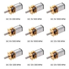 MOTORREDUCTOR GA12-N20 10MM DC MOTOR 12V-50RPM ROB-151A