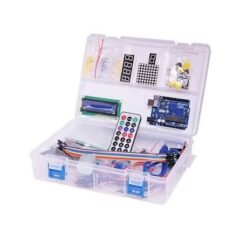 KIT DE ARDUINO UNO V8 CON ARDUINO ORIGINAL BROCHE D EBATERIA CON PLUG DC ROB-157